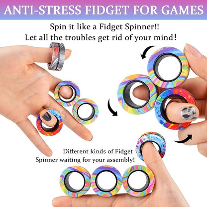 Magnetic Rings Finger Spinner