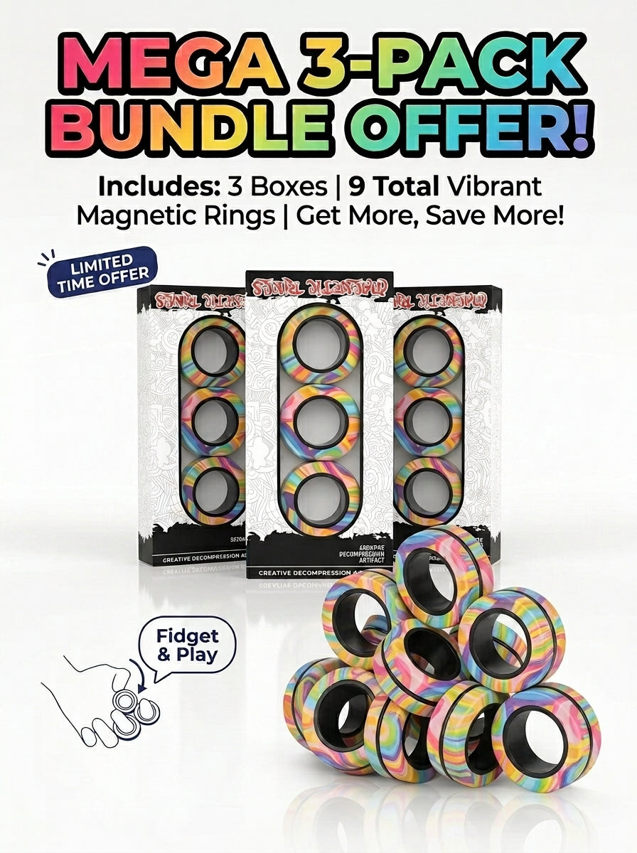 Magnetic Rings Finger Spinner