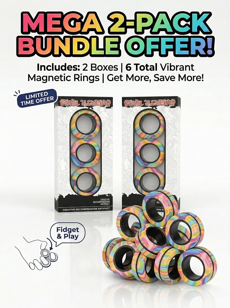 Magnetic Rings Finger Spinner