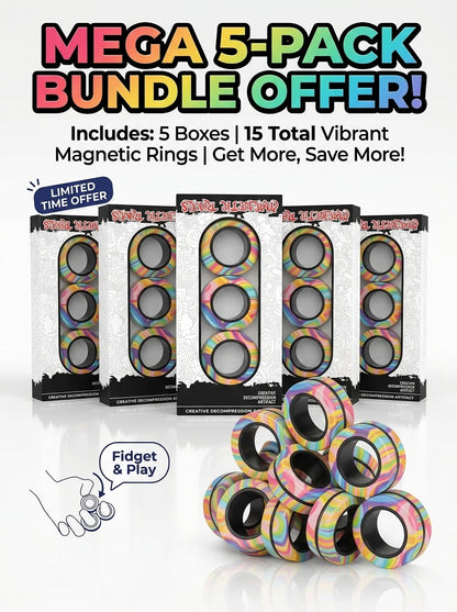 Magnetic Rings Finger Spinner