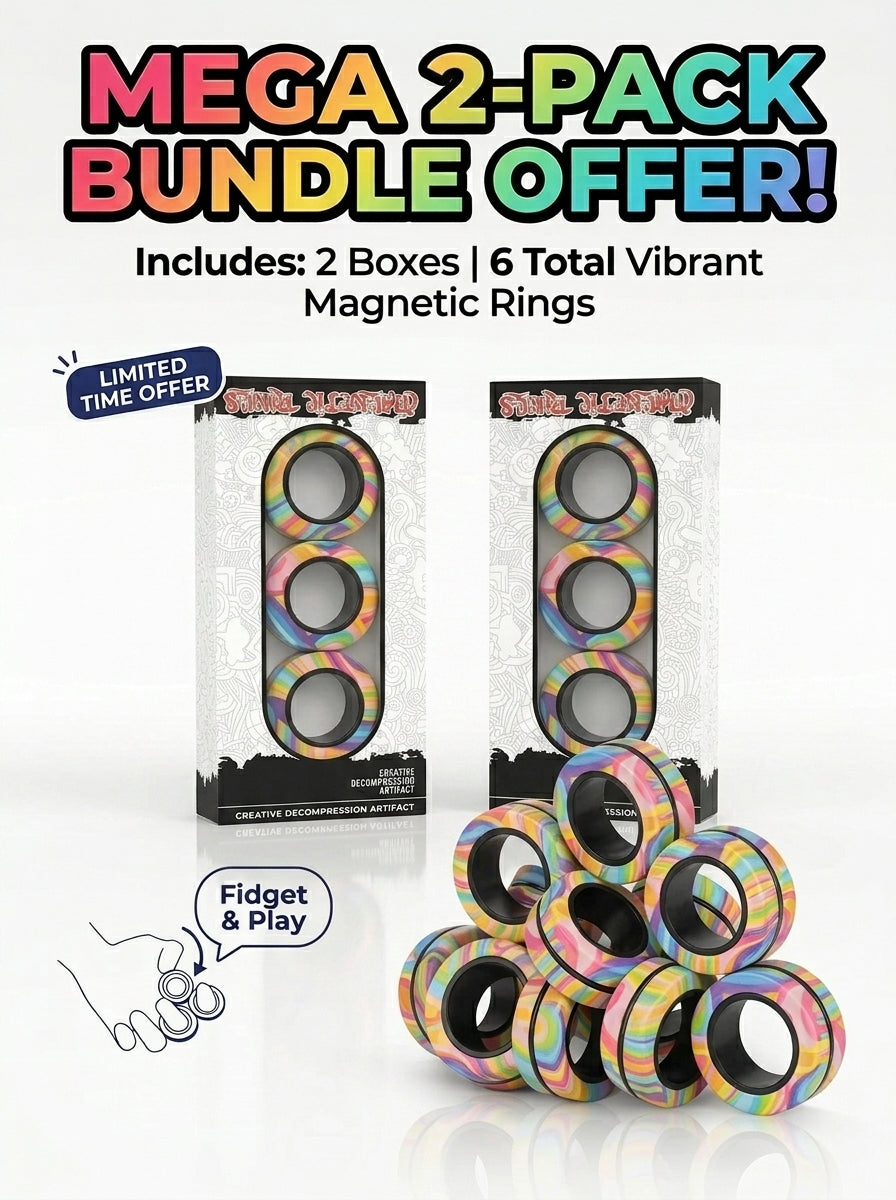 Magnetic Rings Finger Spinner