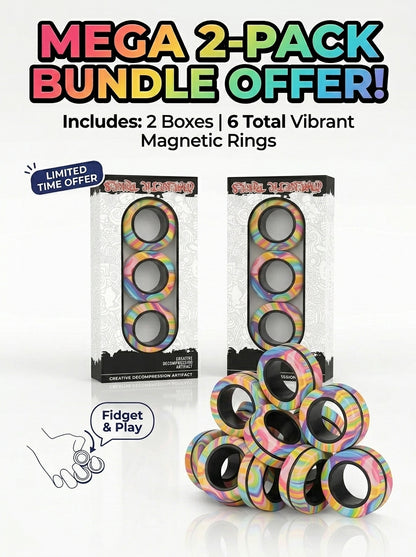 Magnetic Rings Finger Spinner