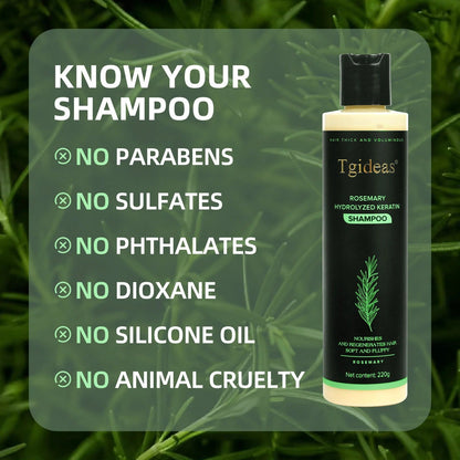 Tgideas Organic Rosemary Hair Growth Shampoo