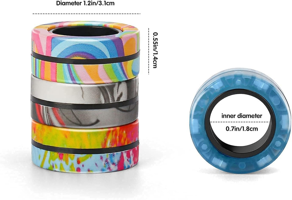 Magnetic Rings Finger Spinner
