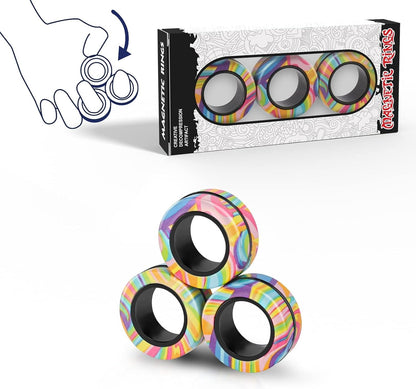 Magnetic Rings Finger Spinner